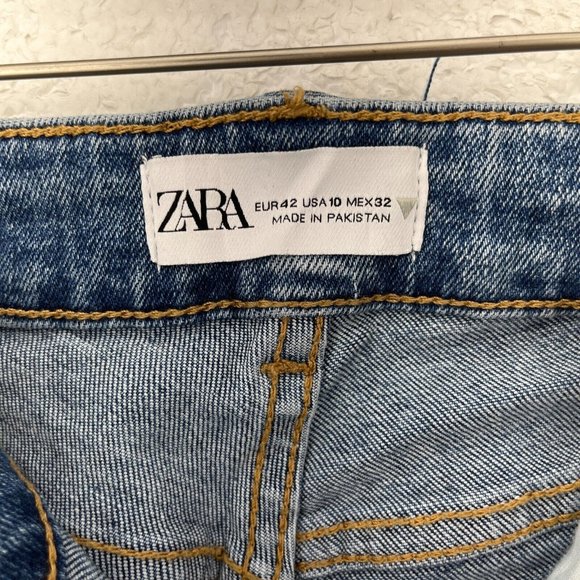 Zara Medium Wash Blue Jeans Size 42 - Picture 2 of 3